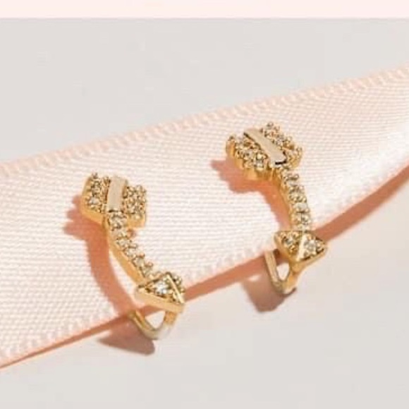 Stella & Dot Arrow Climber Earrings - Picture 2 of 3